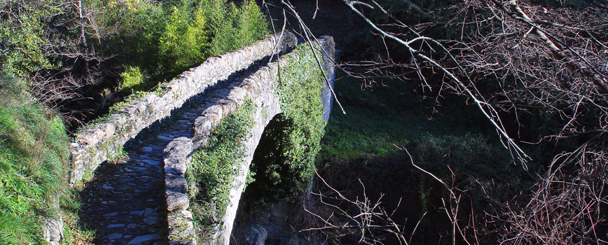 Römerbrücke über den Fluss Recco